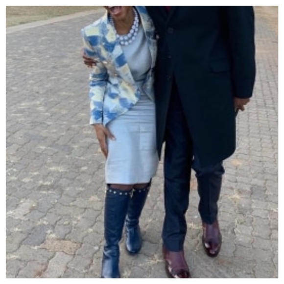 The OLMEY Metallic Patchwork Jacket - Picture 8 of 8